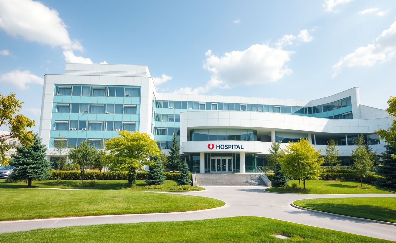 Hospital São Luiz Star com arquitetura moderna